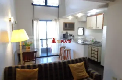 Flat com 1 quarto para alugar na Avenida Moema, 177, Moema, São Paulo