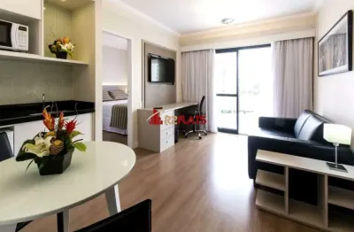 Flat com 1 quarto para alugar na Alameda dos Anapurus, 1661, Moema, São Paulo