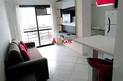 Flat com 1 quarto para alugar na Alameda Jauaperi, 1083, Moema, São Paulo
