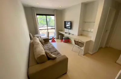 Flat com 1 quarto para alugar na Avenida Lavandisca, 365, Moema, São Paulo