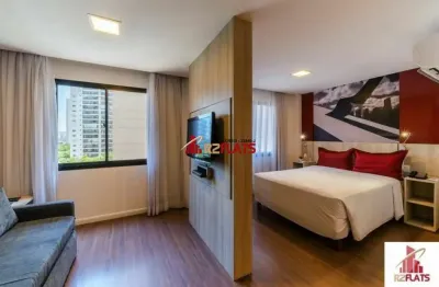 Flat com 1 quarto à venda na Avenida Jamaris, 100, Moema, São Paulo