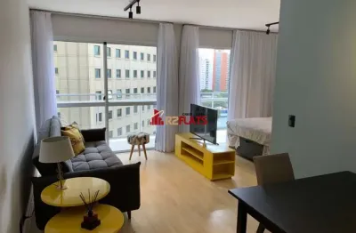 Flat com 1 quarto para alugar na Rua Juquis, 391, Moema, São Paulo