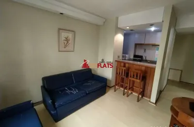 Flat com 1 quarto para alugar na Avenida Ibijaú, 364, Moema, São Paulo