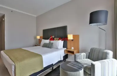 Flat com 1 quarto à venda na Avenida Sabiá, 825, Indianópolis, São Paulo