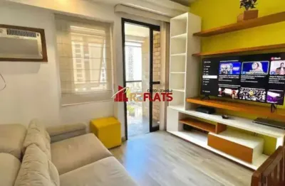 Flat com 1 quarto à venda na Avenida Ibijaú, 364, Moema, São Paulo