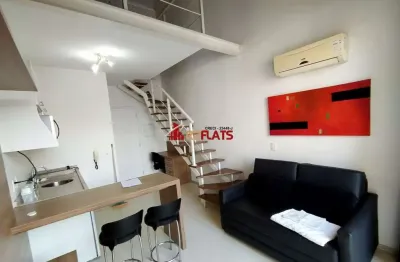 Flat com 1 quarto para alugar na Rua Flórida, 1790, Brooklin, São Paulo
