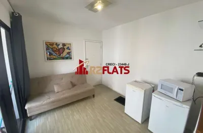 Flat com 1 quarto à venda na Avenida Rouxinol, 174, Moema, São Paulo