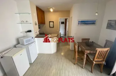 Flat com 1 quarto à venda na Avenida Rouxinol, 174, Moema, São Paulo