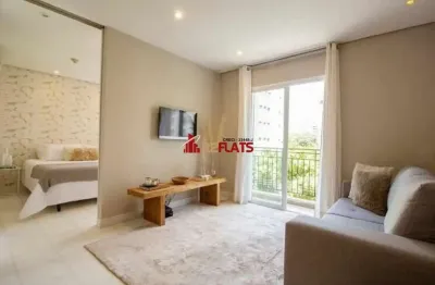 Flat com 1 quarto à venda na Rua Bandeira Paulista, 789, Itaim Bibi, São Paulo