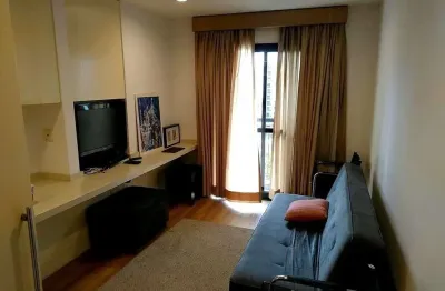 Flat com 1 quarto para alugar na Avenida Lavandisca, 365, Moema, São Paulo