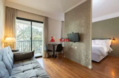 Flat com 1 quarto para alugar na Avenida Jandira, 501, Moema, São Paulo
