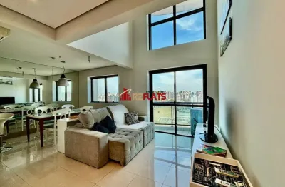 Flat com 2 quartos para alugar na Avenida Ibijaú, 355, Moema, São Paulo