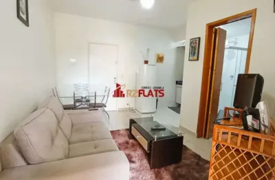 Flat com 1 quarto para alugar na Avenida Miruna, 399, Moema, São Paulo