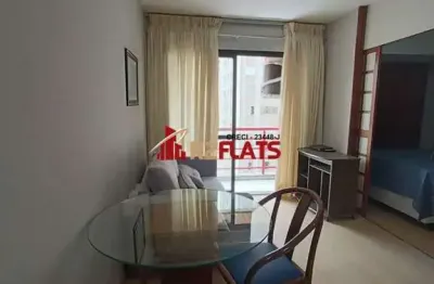 Flat com 1 quarto para alugar na Alameda Jauaperi, 1083, Moema, São Paulo