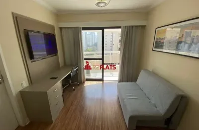 Flat com 1 quarto para alugar na Alameda dos Anapurus, 1661, Moema, São Paulo