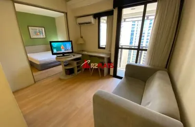 Flat com 1 quarto para alugar na Avenida Ibijaú, 364, Moema, São Paulo