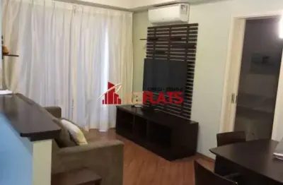 Flat com 1 quarto para alugar na Rua Sansão Alves dos Santos, 343, Brooklin, São Paulo