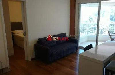 Flat com 1 quarto para alugar na Rua Sansão Alves dos Santos, 343, Brooklin, São Paulo