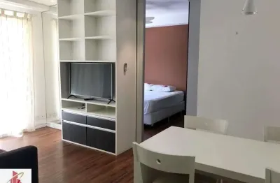 Flat com 1 quarto para alugar na Rua Sansão Alves dos Santos, 343, Brooklin, São Paulo