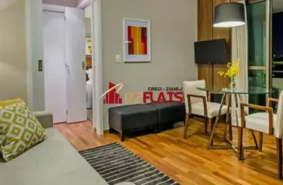 Flat com 2 quartos para alugar na Rua Ribeiro do Vale, 152, Brooklin, São Paulo