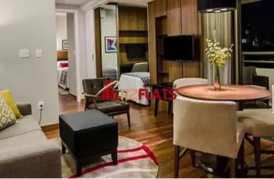 Flat com 1 quarto para alugar na Rua Ribeiro do Vale, 152, Brooklin, São Paulo