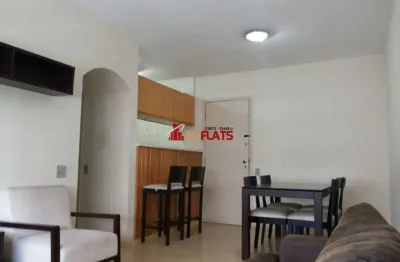 Flat com 1 quarto à venda na Avenida Rouxinol, 763, Moema, São Paulo