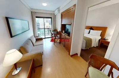 Flat com 1 quarto para alugar na Rua Guararapes, 1889, Brooklin, São Paulo