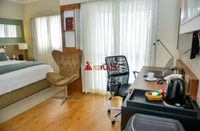 Flat com 1 quarto para alugar na Rua Jerônimo da Veiga, 248, Itaim Bibi, São Paulo