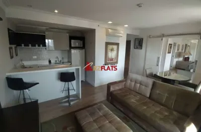 Flat com 1 quarto para alugar na Rua Jerônimo da Veiga, 248, Itaim Bibi, São Paulo
