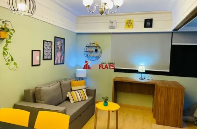 Flat com 1 quarto para alugar na Rua Guarará, 511, Jardins, São Paulo