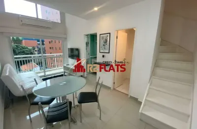 Flat com 1 quarto à venda na Rua Diogo Jácome, 954, Moema, São Paulo