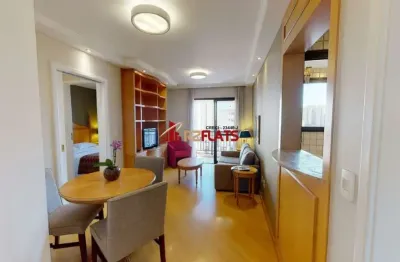 Flat com 1 quarto para alugar na Avenida Miruna, 320, Moema, São Paulo