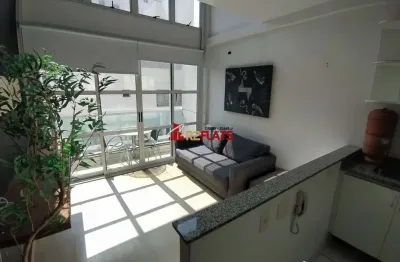 Flat com 1 quarto para alugar na Avenida Rouxinol, 77, Moema, São Paulo