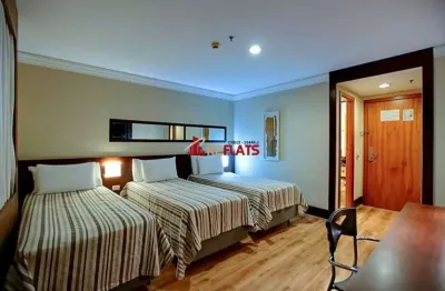 Flat com 1 quarto para alugar na Rua Vieira de Morais, 1960, Campo Belo, São Paulo