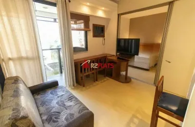 Flat com 1 quarto para alugar na Avenida Ibijaú, 364, Moema, São Paulo