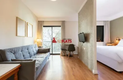 Flat com 1 quarto à venda na Avenida Jandira, 501, Moema, São Paulo