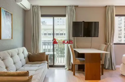 Flat com 1 quarto à venda na Avenida Jandira, 501, Moema, São Paulo