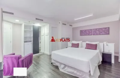 Flat com 1 quarto à venda na Avenida Macuco, 595, Moema, São Paulo