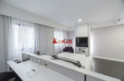 Flat com 1 quarto para alugar na Avenida Macuco, 595, Moema, São Paulo