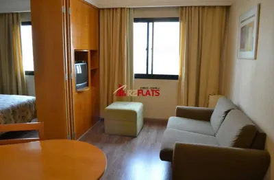 Flat com 1 quarto para alugar na Avenida Macuco, 595, Moema, São Paulo