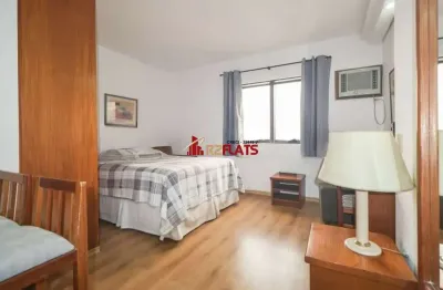 Flat com 1 quarto para alugar na Avenida Ibijaú, 364, Moema, São Paulo