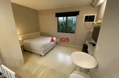 Flat com 1 quarto para alugar na Avenida Ibijaú, 364, Moema, São Paulo