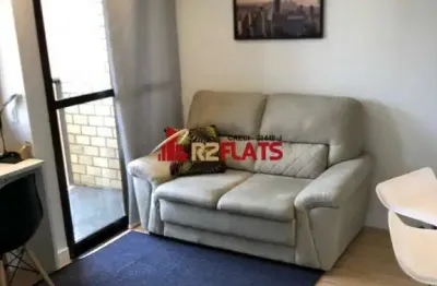 Flat com 1 quarto para alugar na Avenida Ibijaú, 364, Moema, São Paulo