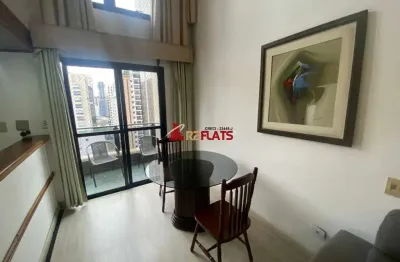 Flat com 1 quarto para alugar na Avenida Moema, 177, Moema, São Paulo
