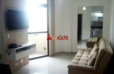 Flat com 1 quarto para alugar na Avenida Miruna, 399, Moema, São Paulo