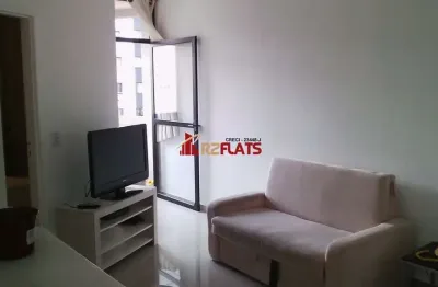 Flat com 1 quarto para alugar na Avenida Miruna, 399, Moema, São Paulo