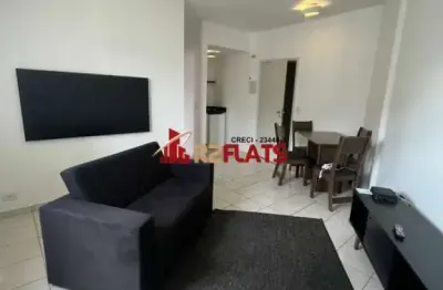 Flat com 1 quarto para alugar na Avenida Miruna, 399, Moema, São Paulo