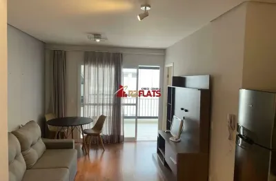 Flat com 1 quarto para alugar na Rua Roque Petrella, 68, Brooklin, São Paulo