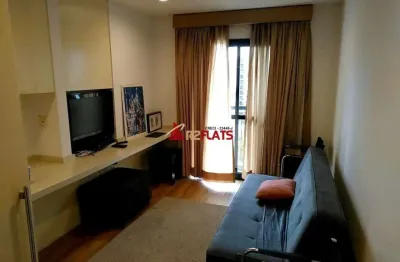 Flat com 1 quarto para alugar na Avenida Lavandisca, 365, Moema, São Paulo