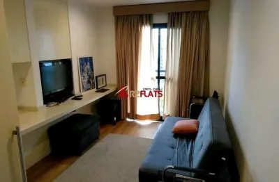 Flat com 1 quarto para alugar na Avenida Lavandisca, 365, Moema, São Paulo